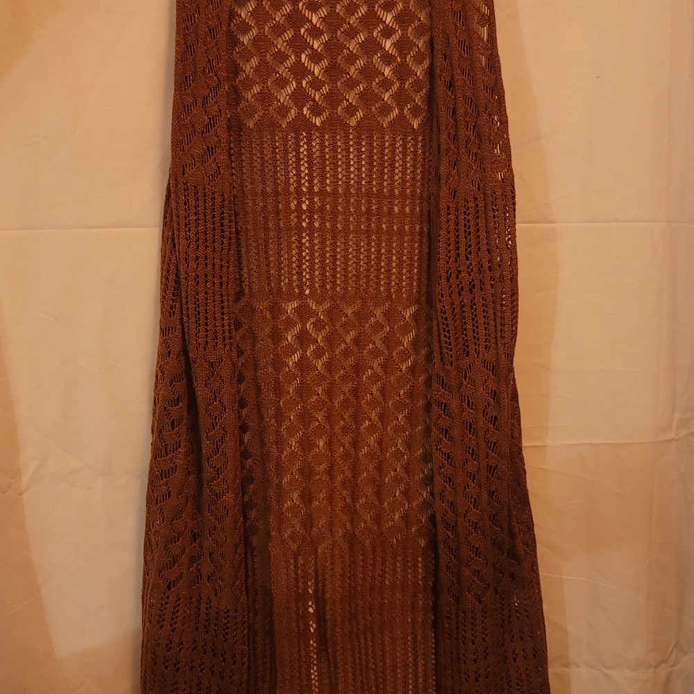 Moral Fiber Brown Maxi Skirt